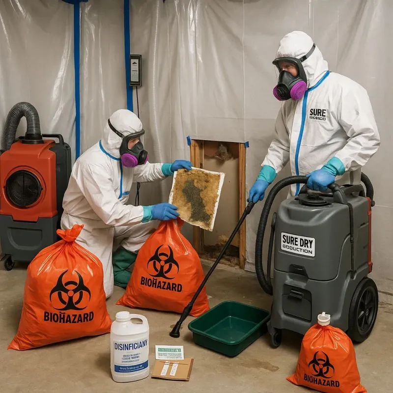 Contaminated Water Handling Protocols process in Gretna, LA